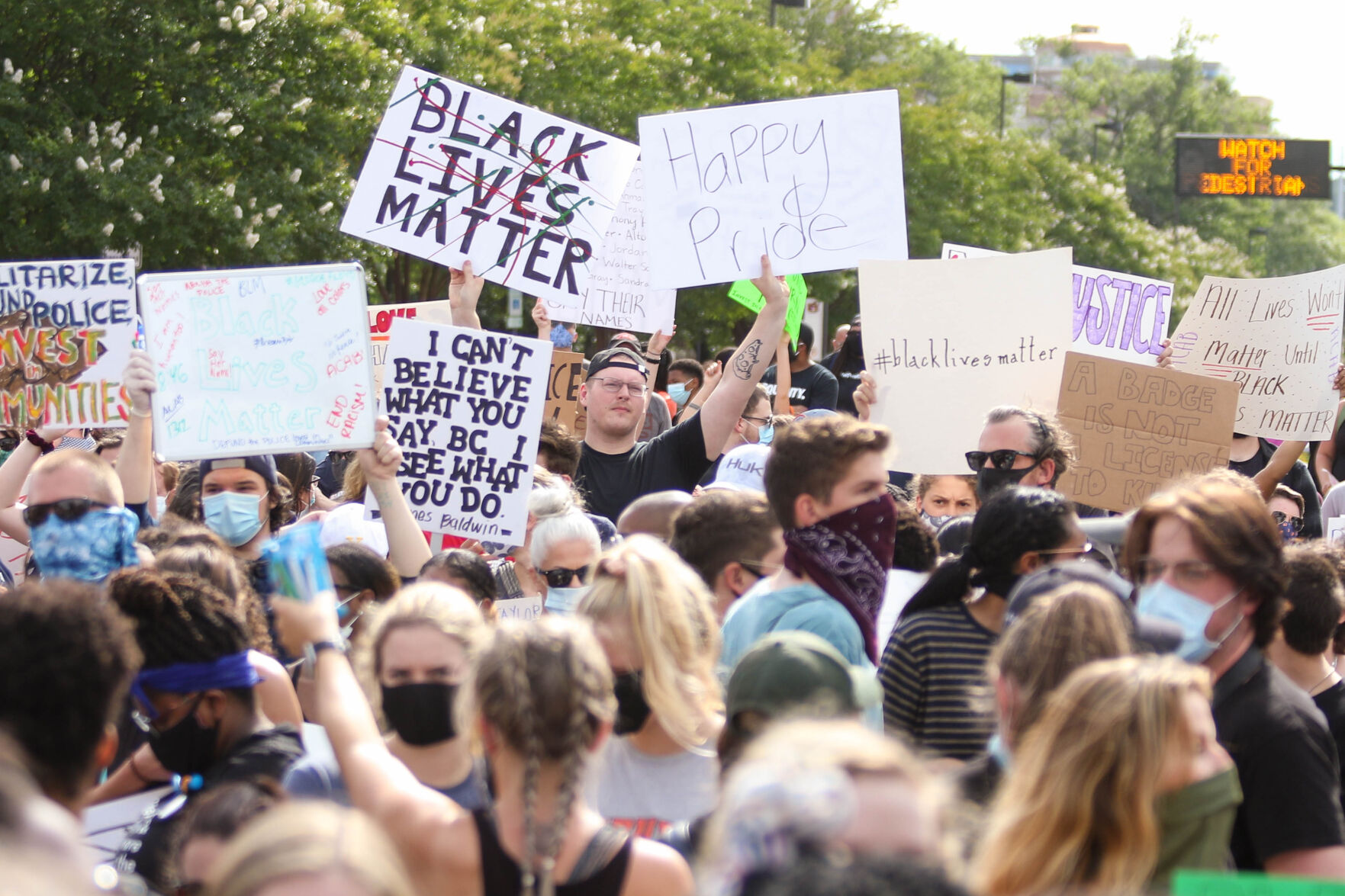 Auburn Students & Community for Change protest and march